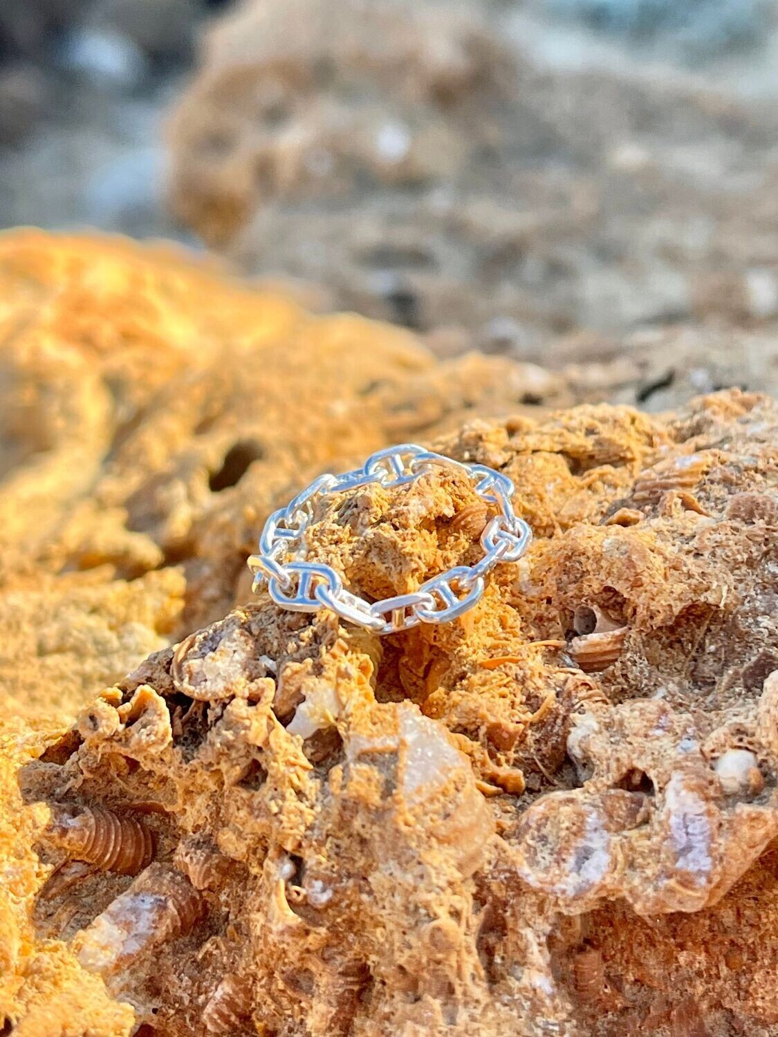 Bague Chaine Marine