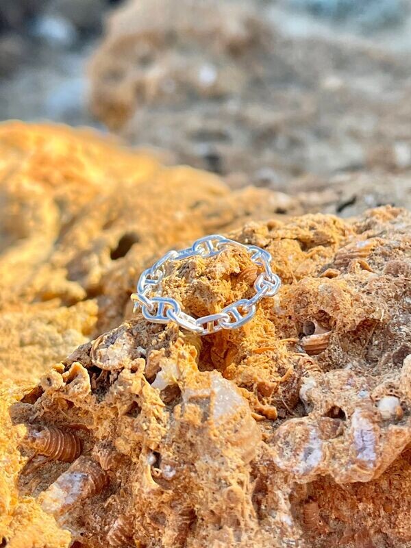 Bague Chaine Marine