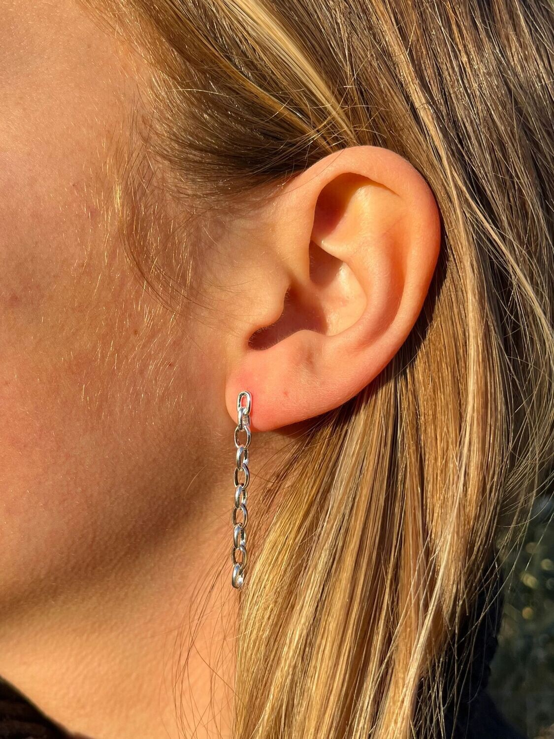 Boucles pendantes chaine