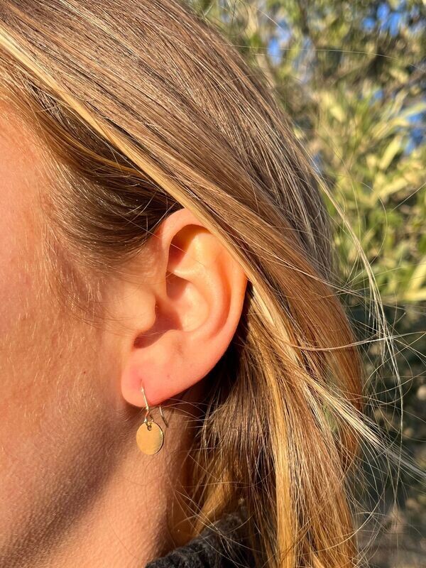 Boucles pendantes rond