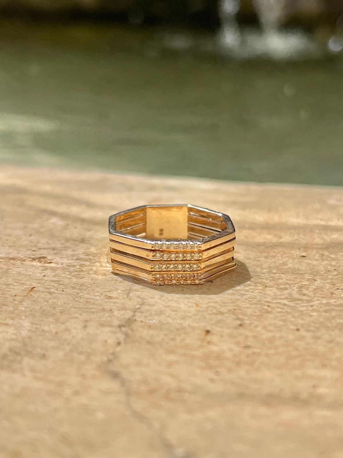 Bague Zircons