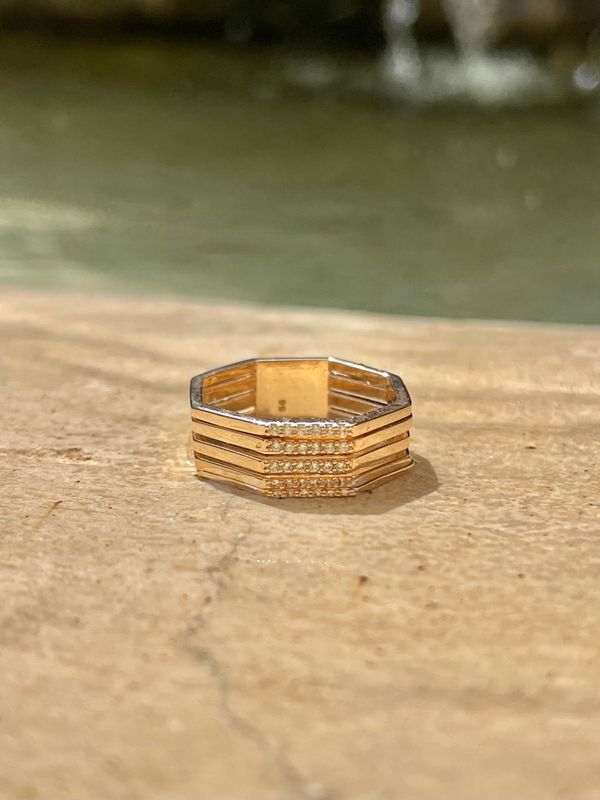 Bague Zircons