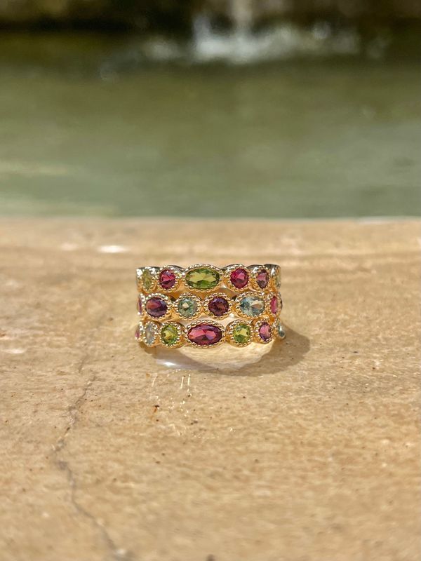 Bague Zircons
