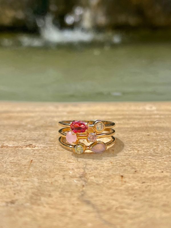 Bague Zircons