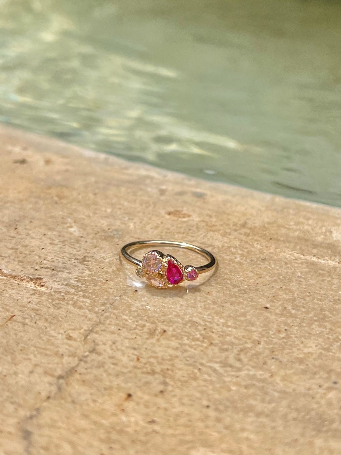 Bague Zircons