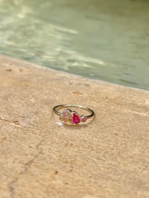 Bague Zircons