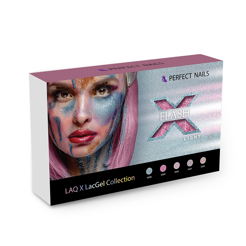 LacGel LAQ X - Flash Light Kollektion 5*8ml