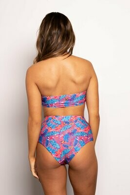 In Paradise High Waisted Bikini Pants - Orchid Oasis