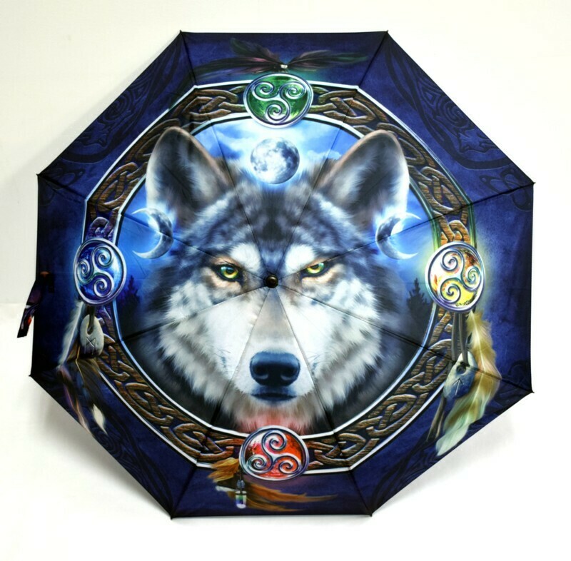 Celtic Wolf Guide Umbrella Celtic Wolf Guide Umbrella