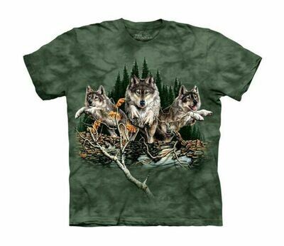 Clearance Adult's T Shirt Find 12 Wolves