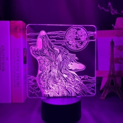 Howling Wolf LED Light