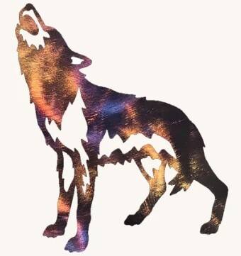 Lone Wolf Metal Art