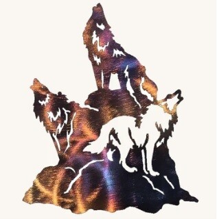 Wolf Song Metal Art Wolf Song Metal Art