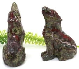 Healing Stone Howling Wolf