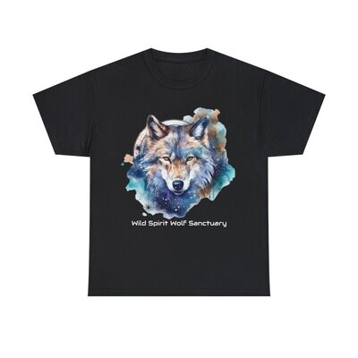 T Shirt Watercolor Wolf