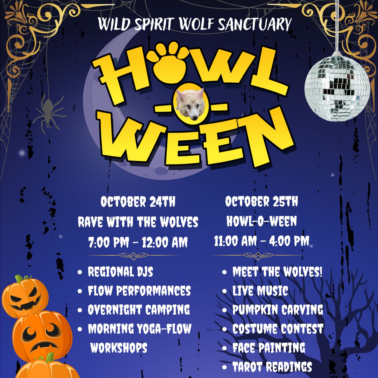 Howl-O-Ween 2025 & Rave With the Wolves!, Ticket Pricing:: Howl-O-Ween 2025 Adults