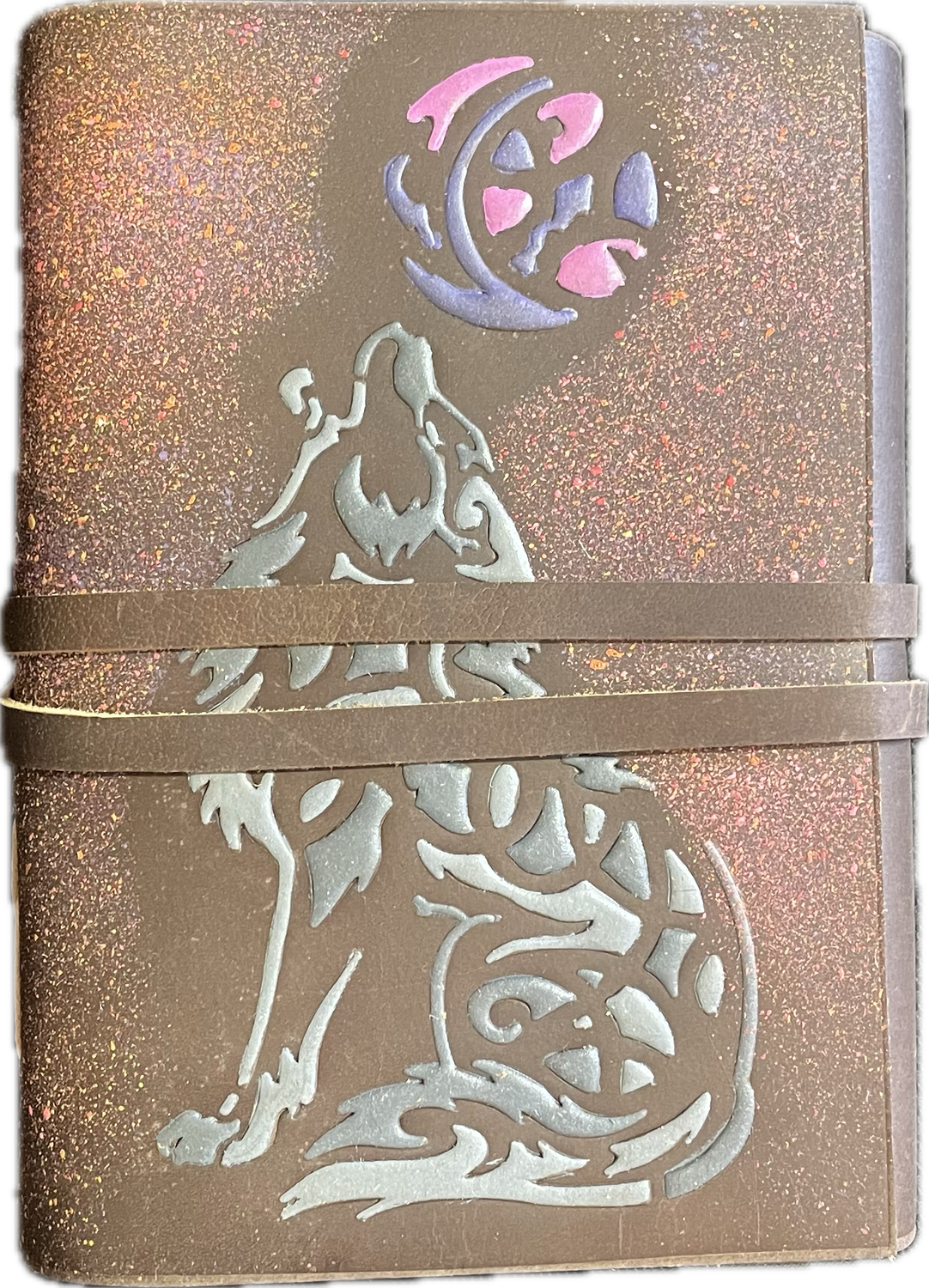 Wolf Howl Leather Journal