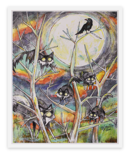 Sticker Conspiracy with the Ravens