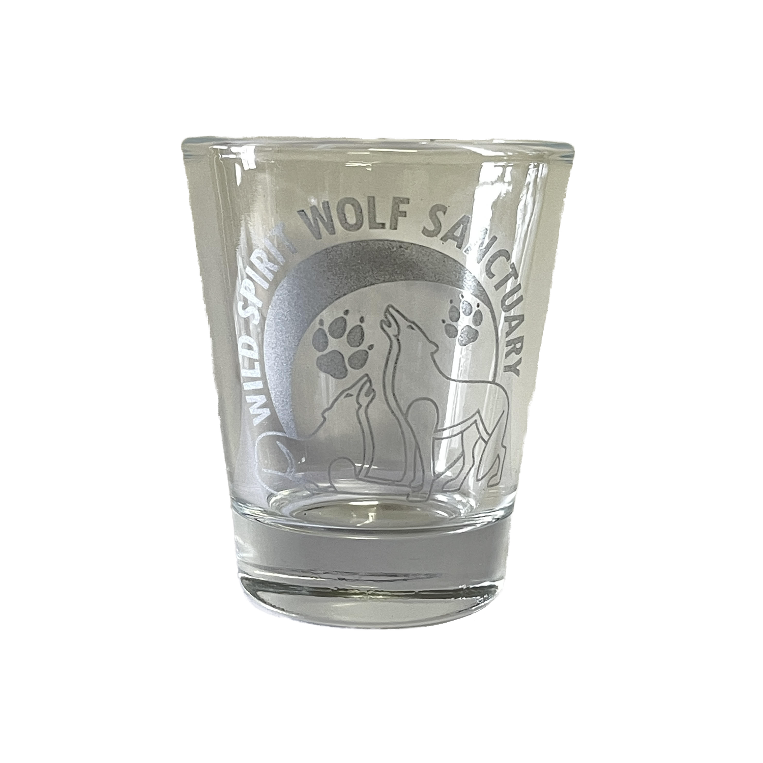 Wild Spirit Logo Shot Glass Wild Spirit Logo Shot Glass, Choose Design:: Silver