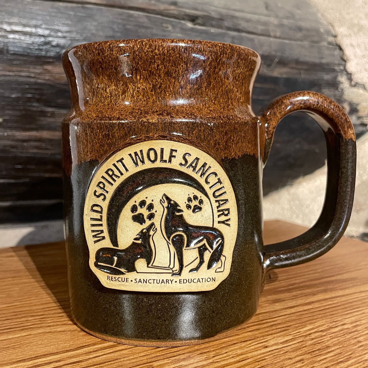 Wild Spirit Logo Ceramic Mug, Choose Design: (Required): 20oz Stein - Irish Stout