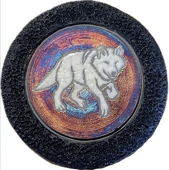 Raku Lava Coaster Raku Lava Coaster