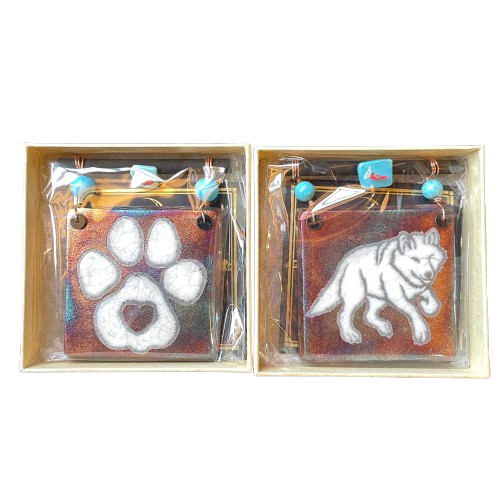 Raku Dream Catcher Tile Raku Dream Catcher Tile