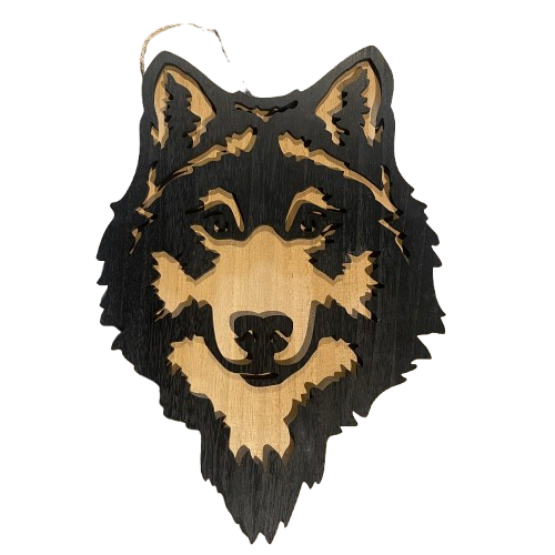 Rustic Wolf Silhouette Wall Decor Rustic Wolf Silhouette Wall Decor