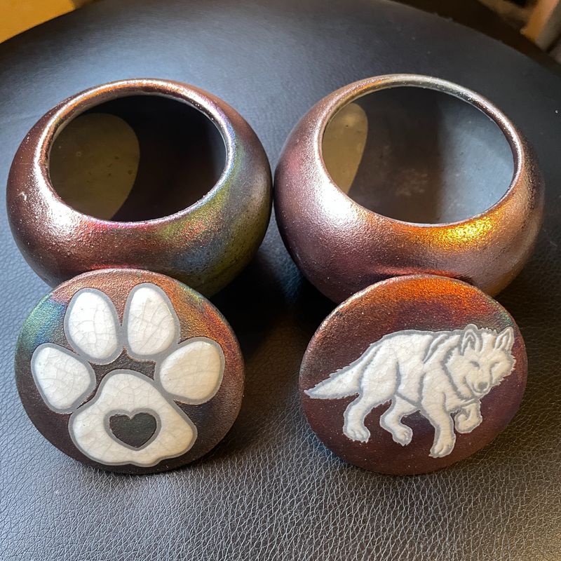 Raku Dreamcatcher Jar Raku Dreamcatcher Jar