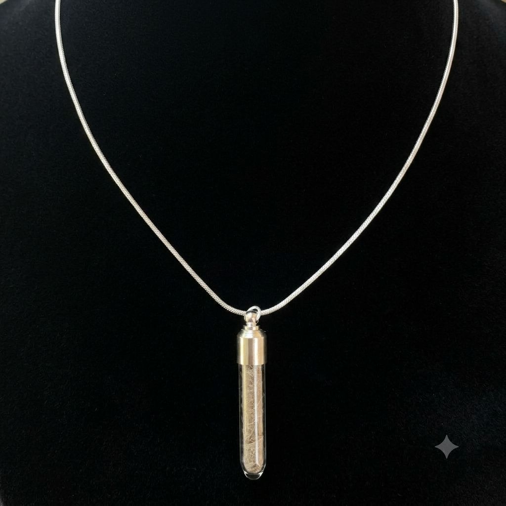 Shed Wolf Fur Necklace