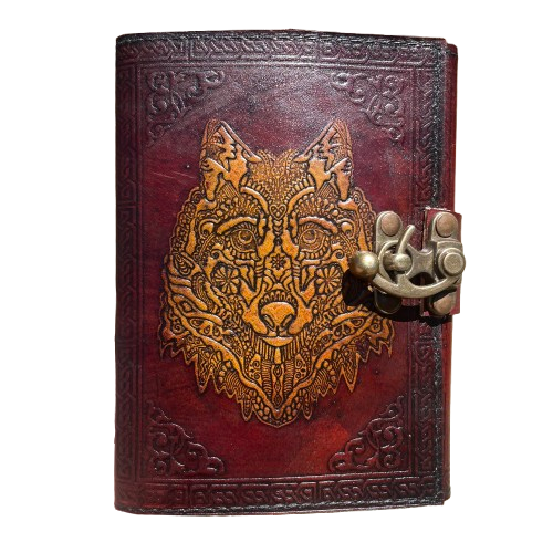 Enchanted Wolf Leather Journal Enchanted Wolf Leather Journal