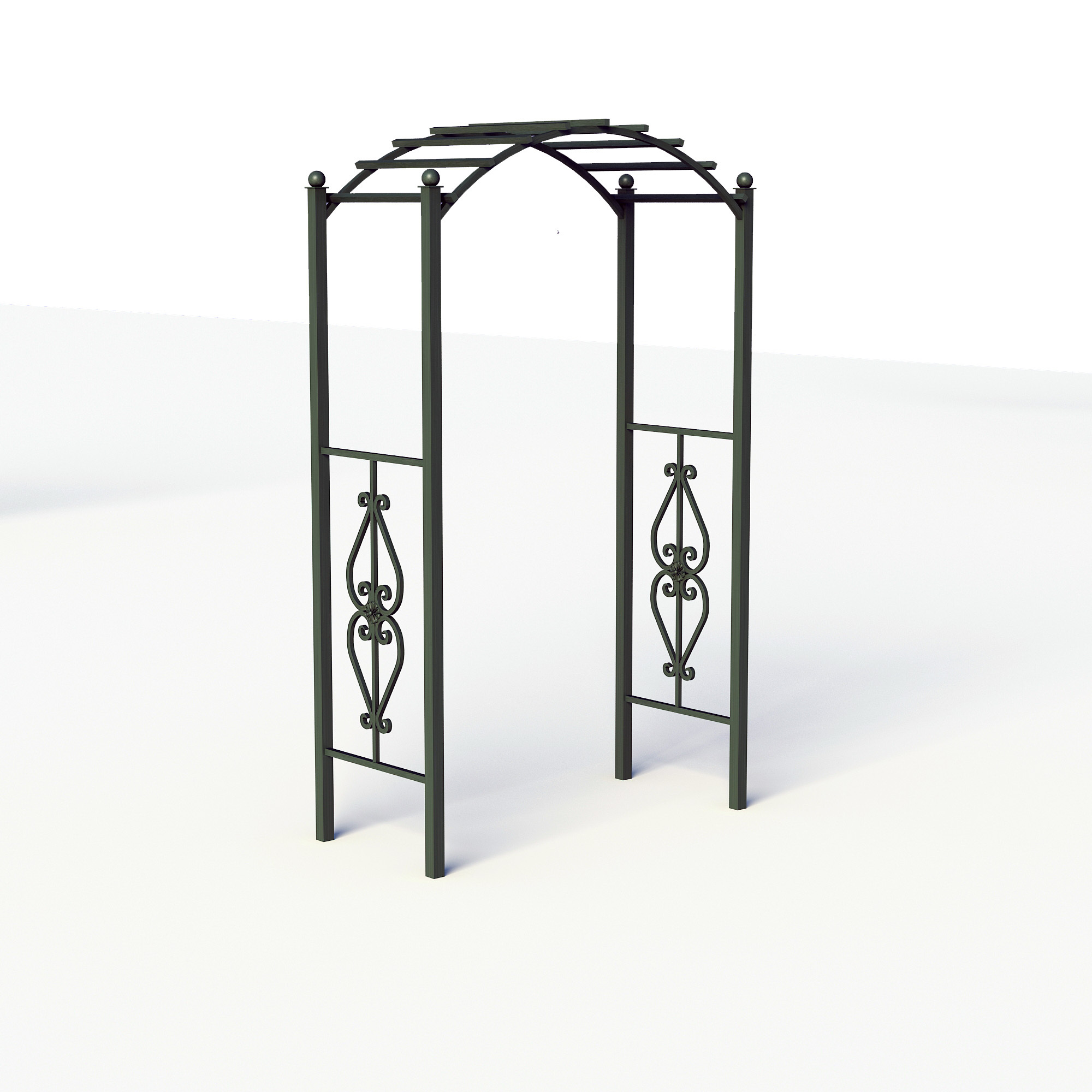 Арка для розы из профильной трубы своими руками