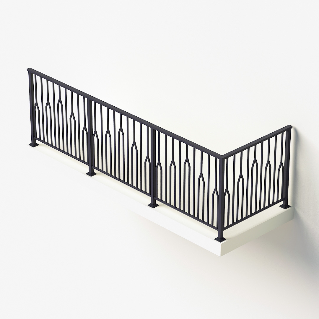 Готовые ограждения для балкона из металла