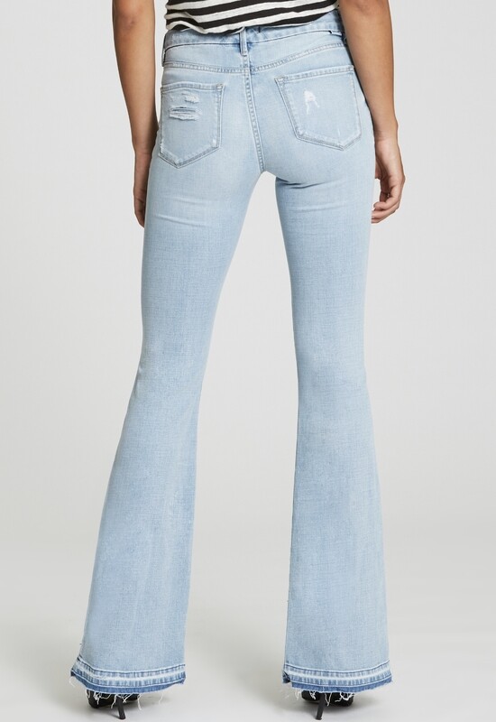 Jeans-Dear John Rosie flare mid rise jeans