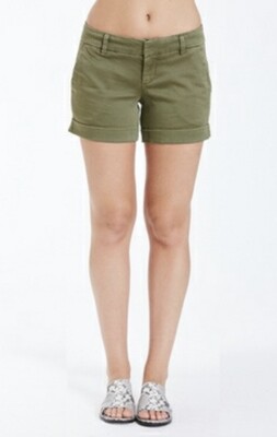 Shorts-Dear John Hamptons-cuffed 3 &amp; 1/2 inch inseam in Khaki, White, Lavender, Olive, And Light Pink