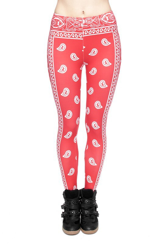 Leggings, Red Bandana