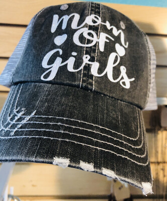Hat-baseball Cap, Grey, With Many Sayings, Vented Back Panel With Velcro Closure 