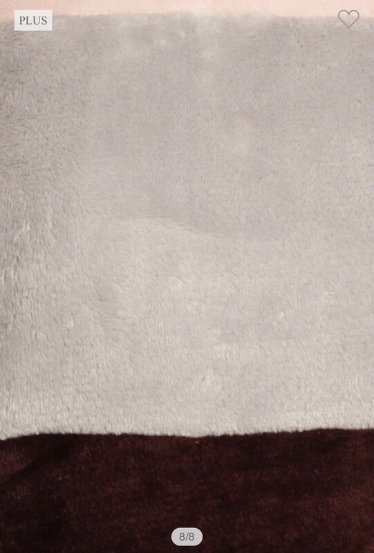 Plus Velour Sweater In Color block Pink, Gray, And Maroon