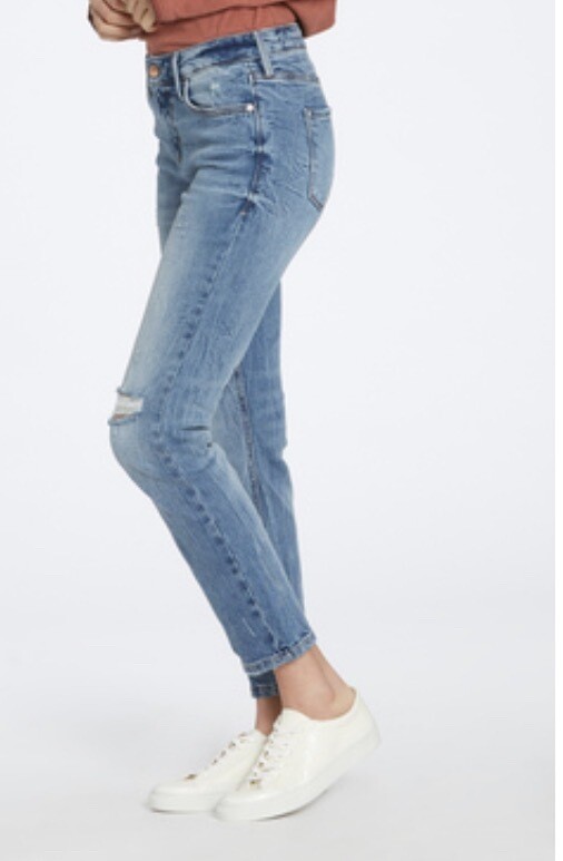 Jeans-Dear John, Aiden High Rise Destruction Pocket And Hem