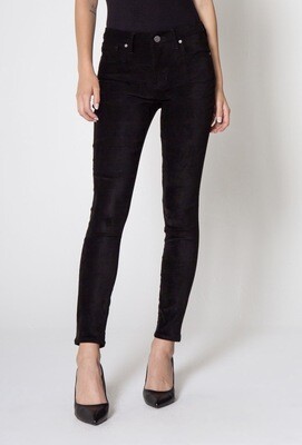 Jeans-Gisele Black Soft Brushed Velvet Feel