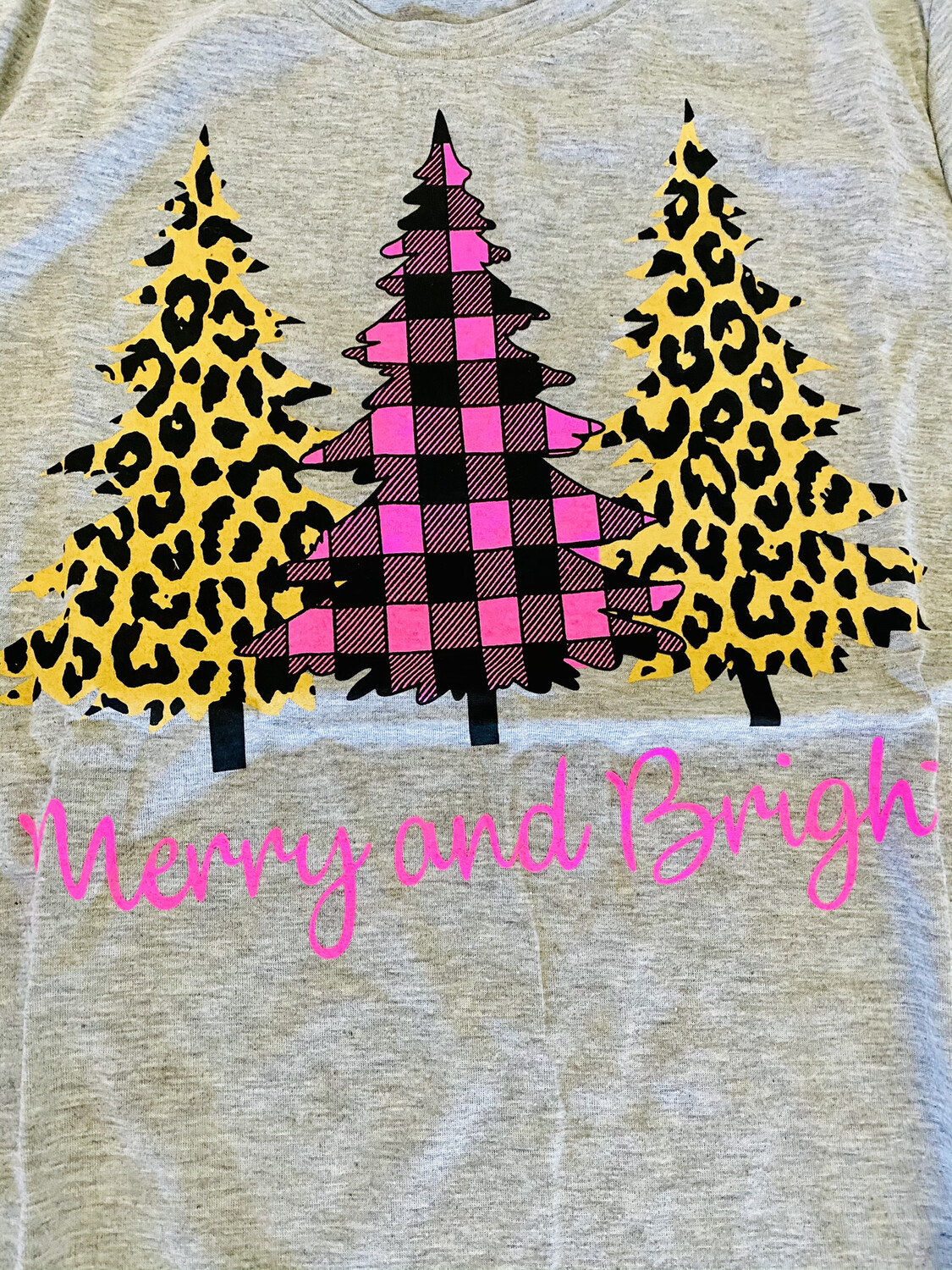 Tee’s-Christmas White And Grey