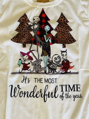 Tee’s-Christmas White And Grey