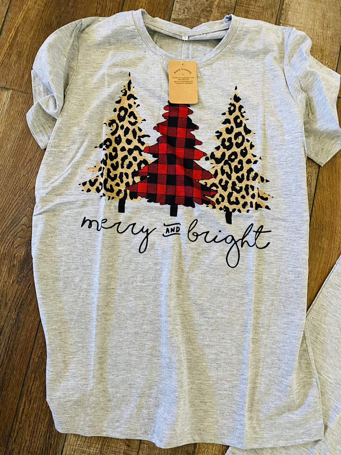Tee’s-Christmas White And Grey