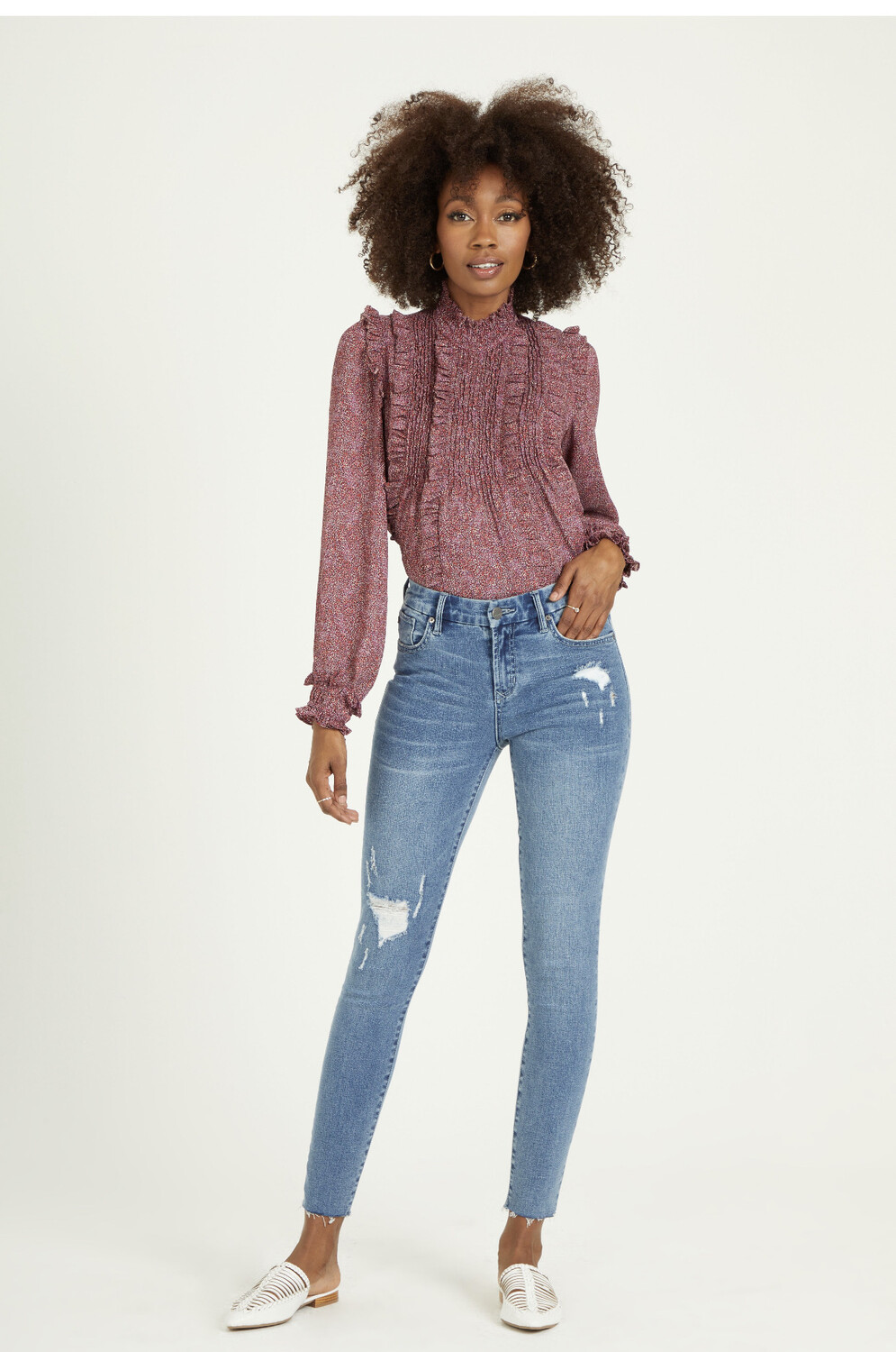 Jeans-Dear John Gisele Skinny High Rise Ankle, Inseam 28 Inches