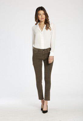 Jeans-Dear John-Leopard Fade, Skinny, High rise jeans. 