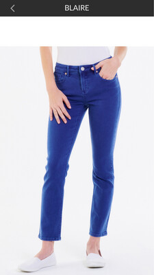 Jeans-Dear John-Boot Cut, High Rise Cape Town Jeans With Medium Wash And Distressed Knees