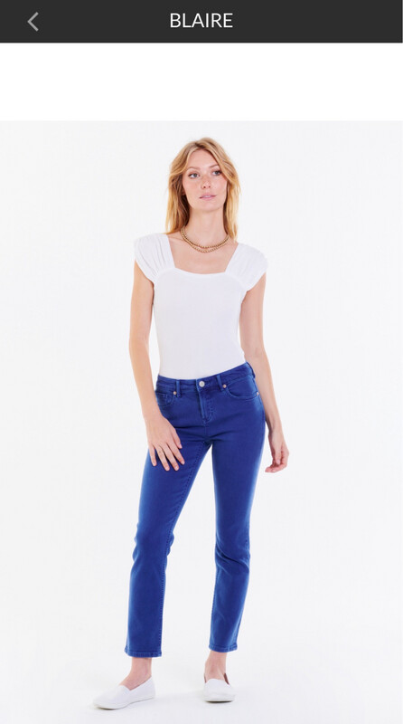 Jeans-Dear John-Boot Cut, High Rise Cape Town Jeans With Medium Wash And Distressed Knees