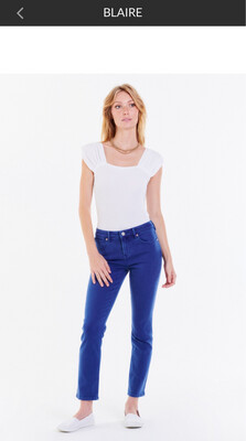 Jeans-Dear John-Boot Cut, High Rise Cape Town Jeans With Medium Wash And Distressed Knees