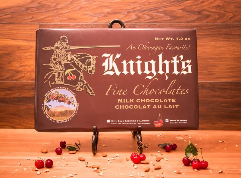 10 Knight's Chocolate 1.2 kg Milk with Cherries & Almonds