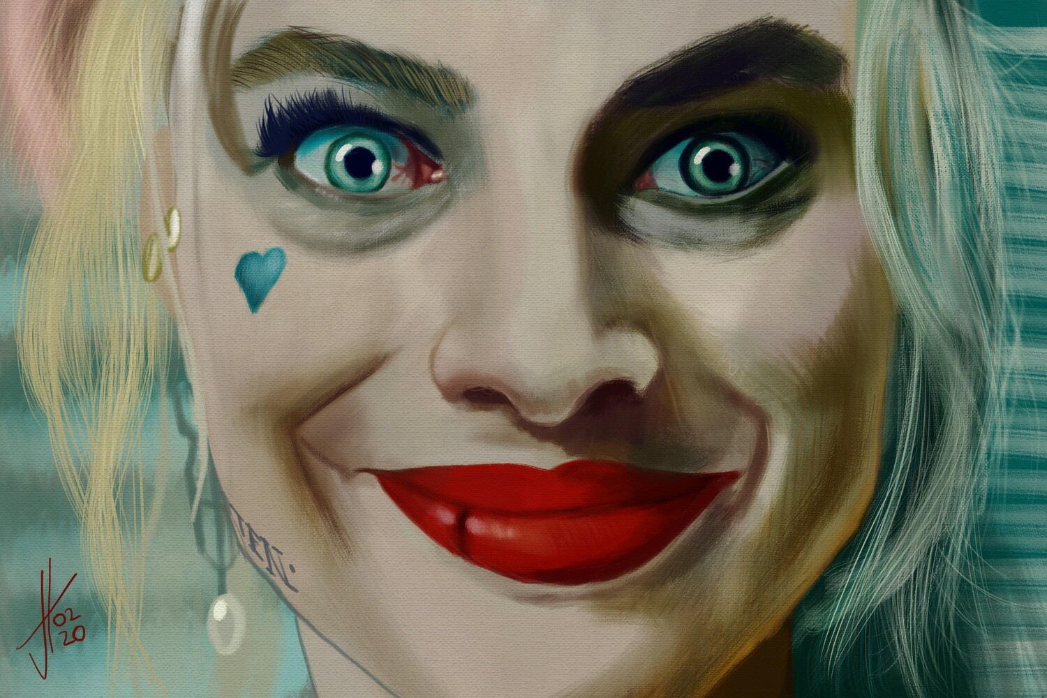 Harley Quinn Art Print Harley Quinn Art Print