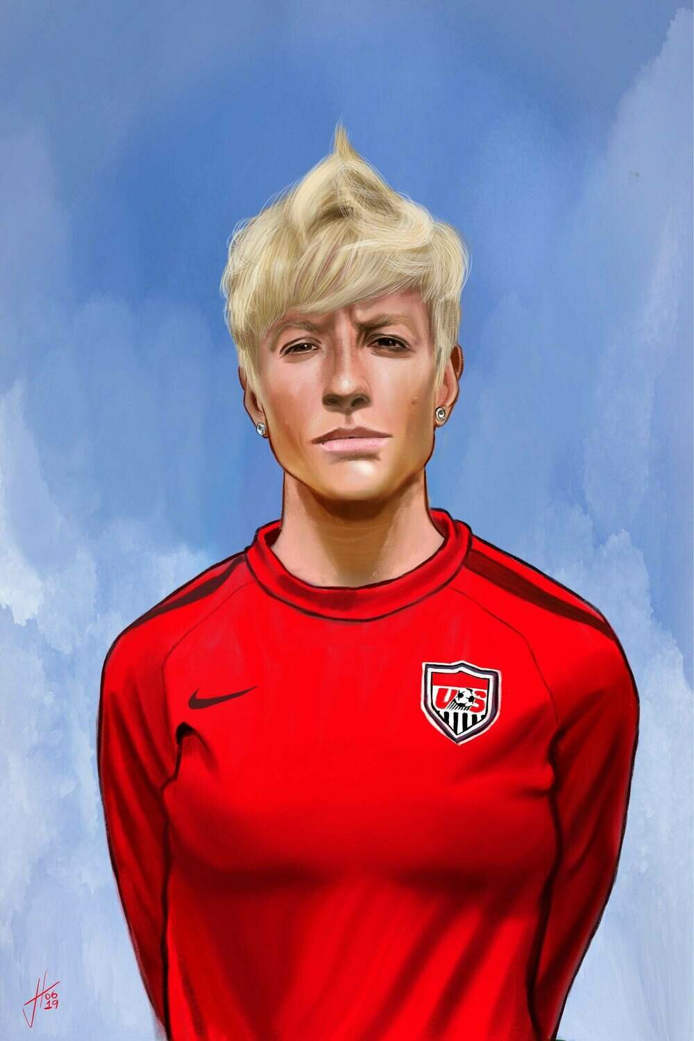Megan Rapinoe Art Print Megan Rapinoe Art Print